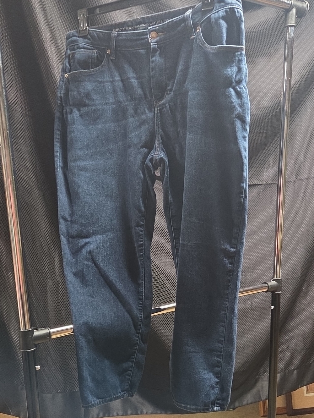 Chico's Women's Deep Indigo Cropped Ankle Jeans Chico 2